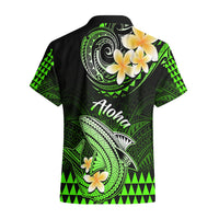 Hawaii Hawaiian Shirt Polynesian Shark with Kakau Green Version LT01 - Polynesian Pride