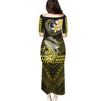 Hawaii Puletasi Polynesian Shark with Kakau Yellow Version LT01 - Polynesian Pride