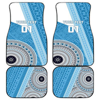 Fiji Rugby Bati Car Mats Tapa Pattern