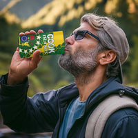 Cook Islands Rugby Kukis 4 in 1 Can Cooler Tumbler Circle Stars