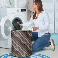 Yogyakarta Parang Batik Motifs Laundry Basket Indonesian Traditional Pattern