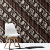 Yogyakarta Parang Batik Motifs Window Curtain Indonesian Traditional Pattern