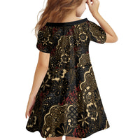 Batik Sekar Jagad Family Matching Mermaid Dress and Hawaiian Shirt Indonesian Traditional Pattern LT01 - Polynesian Pride