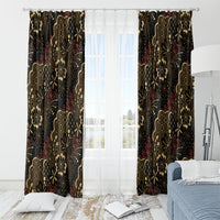 Batik Sekar Jagad Window Curtain Indonesian Traditional Pattern