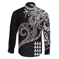 Hawaii Valentine Family Matching Short Sleeve Bodycon Dress and Hawaiian Shirt Kakau Polynesian Heart LT01 - Polynesian Pride