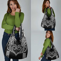 Hawaii Valentine Grocery Bag Kakau Polynesian Heart