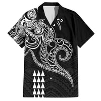 Hawaii Valentine Hawaiian Shirt Kakau Polynesian Heart LT01 Black - Polynesian Pride