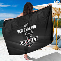 New Zealand Cricket Sarong Aotearoa Black Cap Come On LT01 One Size 44 x 66 inches Black - Polynesian Pride