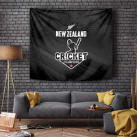 New Zealand Cricket Tapestry Aotearoa Black Cap Come On LT01 Black - Polynesian Pride