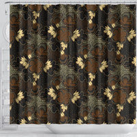 Javanese Batik Semen Shower Curtain Indonesian Traditional Pattern