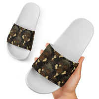 Javanese Batik Semen Slide Sandals Indonesian Traditional Pattern