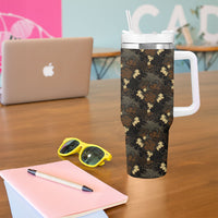 Javanese Batik Semen Tumbler With Handle Indonesian Traditional Pattern