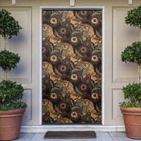 Batik Pedalaman Semen Lereng Style Door Cover Indonesian Traditional Pattern
