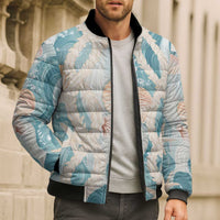 Hawaii Lei Seashells Starfish Bomber Puffer Jacket Fresh Summer Vibe - Polynesian Pride