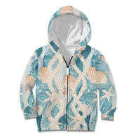 Hawaii Lei Seashells Starfish Kid Hoodie Fresh Summer Vibe - Polynesian Pride