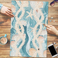 Hawaii Lei Seashells Starfish Puzzle Fresh Summer Vibe - Polynesian Pride