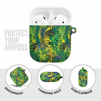 Hawaii Summer Tropical Leaves AirPods Case - Polynesian Pride
