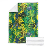 Hawaii Summer Tropical Leaves Blanket - Polynesian Pride