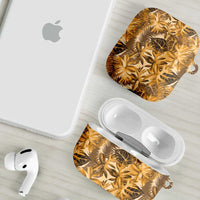 Hawaii Gold Tropical Leaves AirPods Case - Polynesian Pride