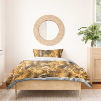 Hawaii Gold Tropical Leaves Bedding Set - Polynesian Pride