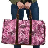 Hawaii Pink Tropical Leaves Travel Bag - Polynesian Pride