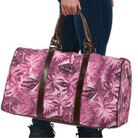 Hawaii Pink Tropical Leaves Travel Bag - Polynesian Pride