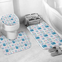 Hawaii Coastal Summer Postcard Bathroom Set