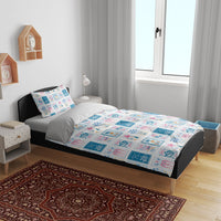 Hawaii Coastal Summer Postcard Bedding Set