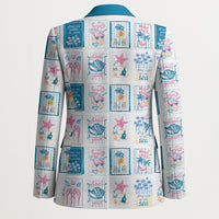 Hawaii Coastal Summer Postcard Blazer