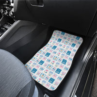 Hawaii Coastal Summer Postcard Car Mats