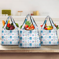 Hawaii Coastal Summer Postcard Grocery Bag