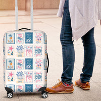 Hawaii Coastal Summer Postcard Luggage Cover