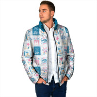 Hawaii Coastal Summer Postcard Padded Jacket