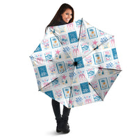 Hawaii Coastal Summer Postcard Umbrella