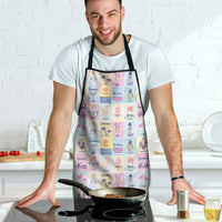 Aloha Summer Posters Grunge Textures Apron