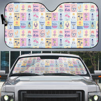 Aloha Summer Posters Grunge Textures Auto Sun Shade