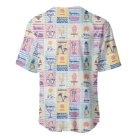 Aloha Summer Posters Grunge Textures Baseball Jersey