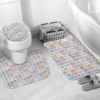 Aloha Summer Posters Grunge Textures Bathroom Set