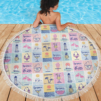 Aloha Summer Posters Grunge Textures Beach Blanket