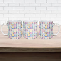 Aloha Summer Posters Grunge Textures Ceramic Mug