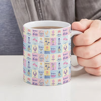 Aloha Summer Posters Grunge Textures Ceramic Mug