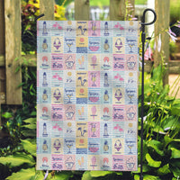 Aloha Summer Posters Grunge Textures Garden Flag