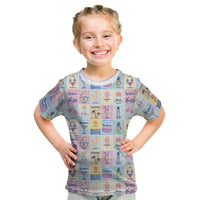 Aloha Summer Posters Grunge Textures Kid T Shirt