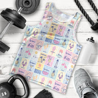 Aloha Summer Posters Grunge Textures Men Tank Top