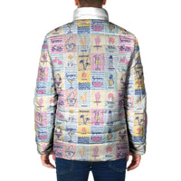 Aloha Summer Posters Grunge Textures Padded Jacket