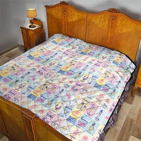 Aloha Summer Posters Grunge Textures Quilt