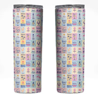 Aloha Summer Posters Grunge Textures Skinny Tumbler