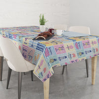 Aloha Summer Posters Grunge Textures Tablecloth