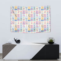 Aloha Summer Posters Grunge Textures Tapestry