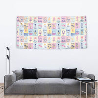 Aloha Summer Posters Grunge Textures Tapestry